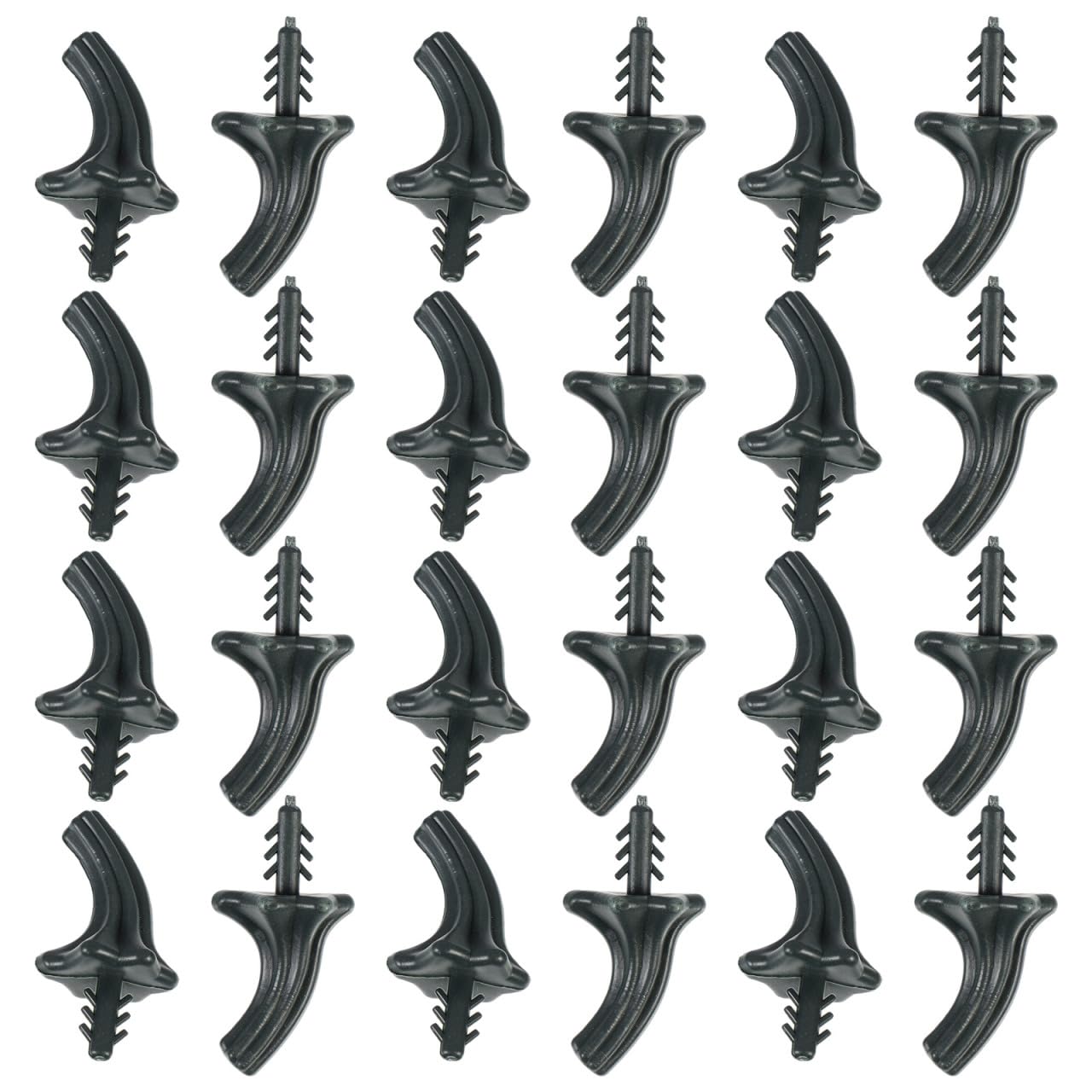 STOBOK Pumpkin Handle Accessories for Halloween Thanksgiving Diy Craft Plastic Pumpkin Stems 2.36 Inch Harvest Decoration Parts Set