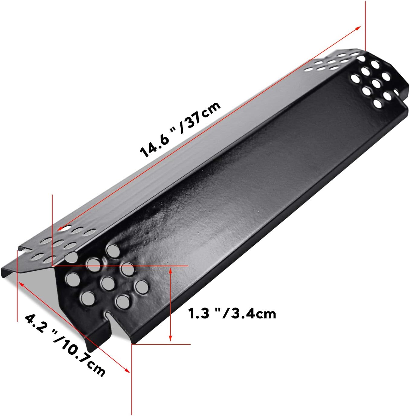 Uniflasy Porcelain Steel Grill Heat Plates Shield Tent, Burner Cover, Flame Tamer, Grill Replacement Parts for Home Depot Nexgrill 720-0830H, 5 Burner 720-0888, 720-0896, 720-0888N Gas Grill, 5Pack : Garden & Outdoor