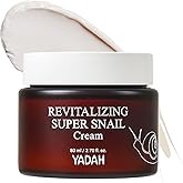 YADAH Revitalizing Super Snail Cream 2.7fl oz – Lightweight Moisturizer with Snail Mucin, Adenosine & Shea Butter for Hydration, Skin Texture & Nourished Look