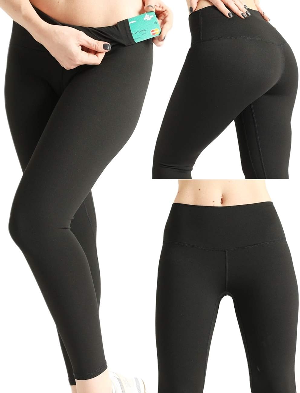 DCRT Compression Workout Stretch Yoga Pants -Super Soft Comfy Tummy Control,Gym,High Waisted Leggings for Women: Clothing