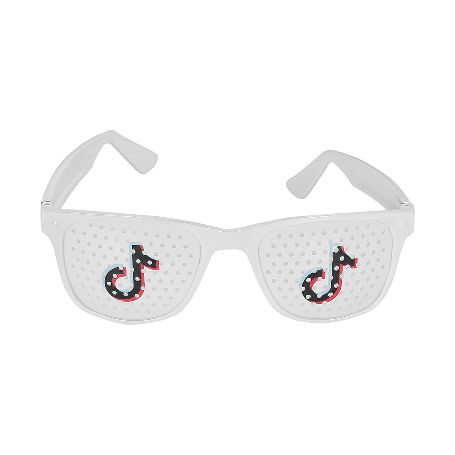 white fashion glasses