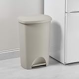 Addis Everyday 50 Litre Pedal Bin Mushroom view 2