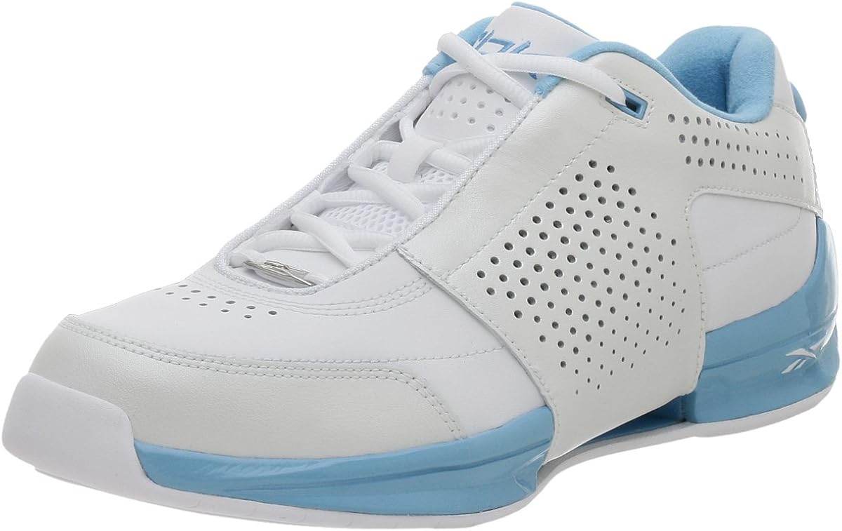 Reebok Men's RBK Breezy Low DMX Basketball Shoe, White