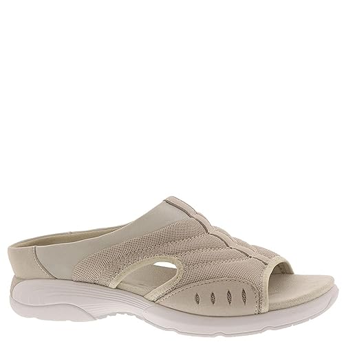 Easy Spirit Women's Traciee2A Flat Sandal, Grey 031, 9.5 Narrow