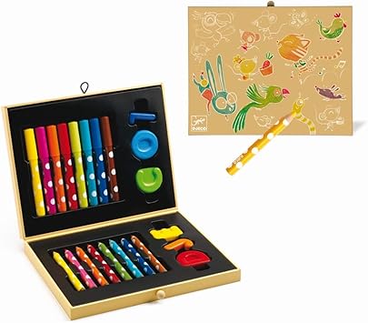 Djeco- Caja de Colores para niños Lápices (DJ09010): Amazon.es: Juguetes y juegos