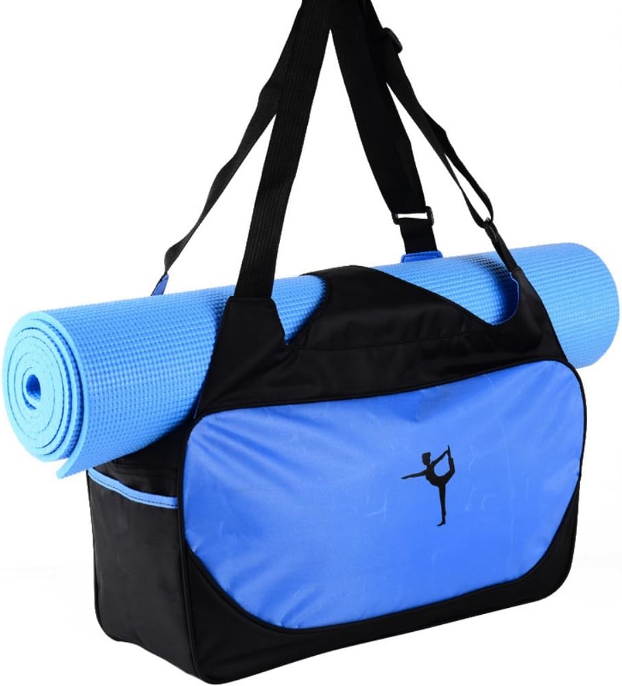 Waterproof Yoga Mat Bag Etophigh Fitness Bag Backpack Shoulder Bag Adjustable Strap Tote Yoga Mat Holder Yoga Bag Fitness Handbag(Bag Only)
