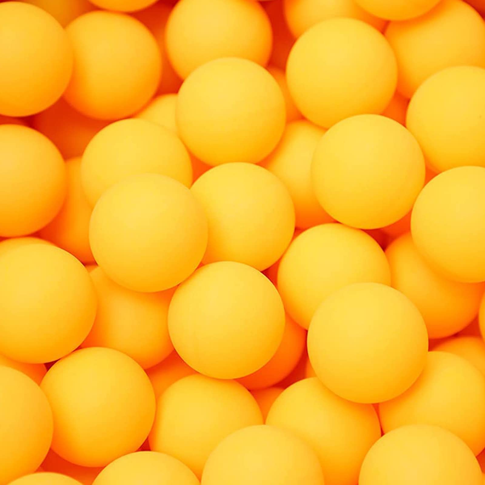 30 Pack Orange Table Tennis Balls Yellow Ping Pong Balls 40mm Plastic Christmas Decorations Seamless for Cat Dog Craft Party School Family Games Beginner Adult Not Suitable for Professional Athletes