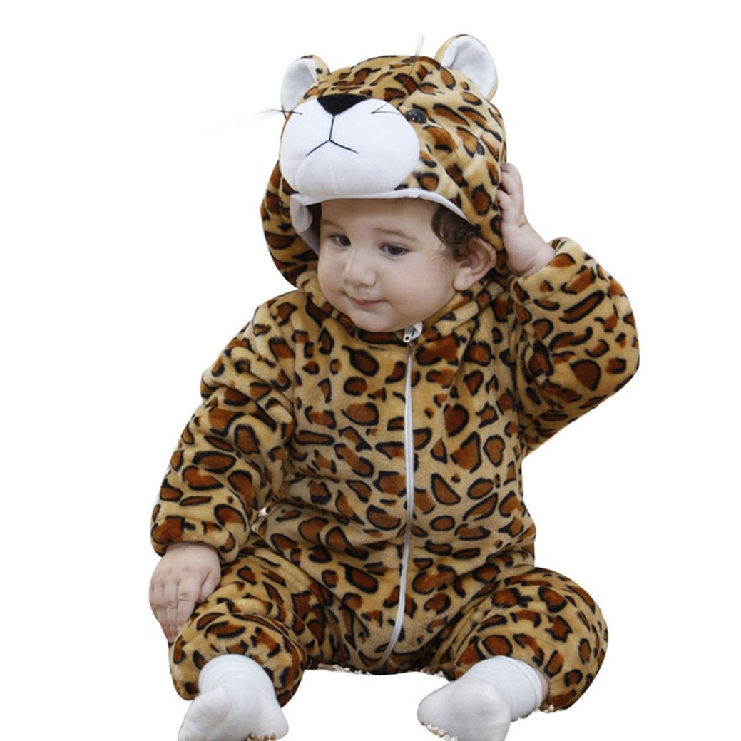 newborn fashionable, attractive & beautiful jumpsuit leopard jungle fun