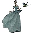 DiliComing Bird-Feeder Fairy Garden-Statue Bird Bath Garden-Decor - 23 Inch Angel Girl Statue for Livingroom, Resin Women Statue for Yard and Indoor Decor 15.25 x 9.5 x 23.25 Inch