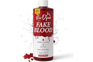 Evo Dyne Fake Blood (16 FL OZ), Made in the USA - Fake Blood for Halloween Costumes & Parties | Looks & Feels Like Real Blood