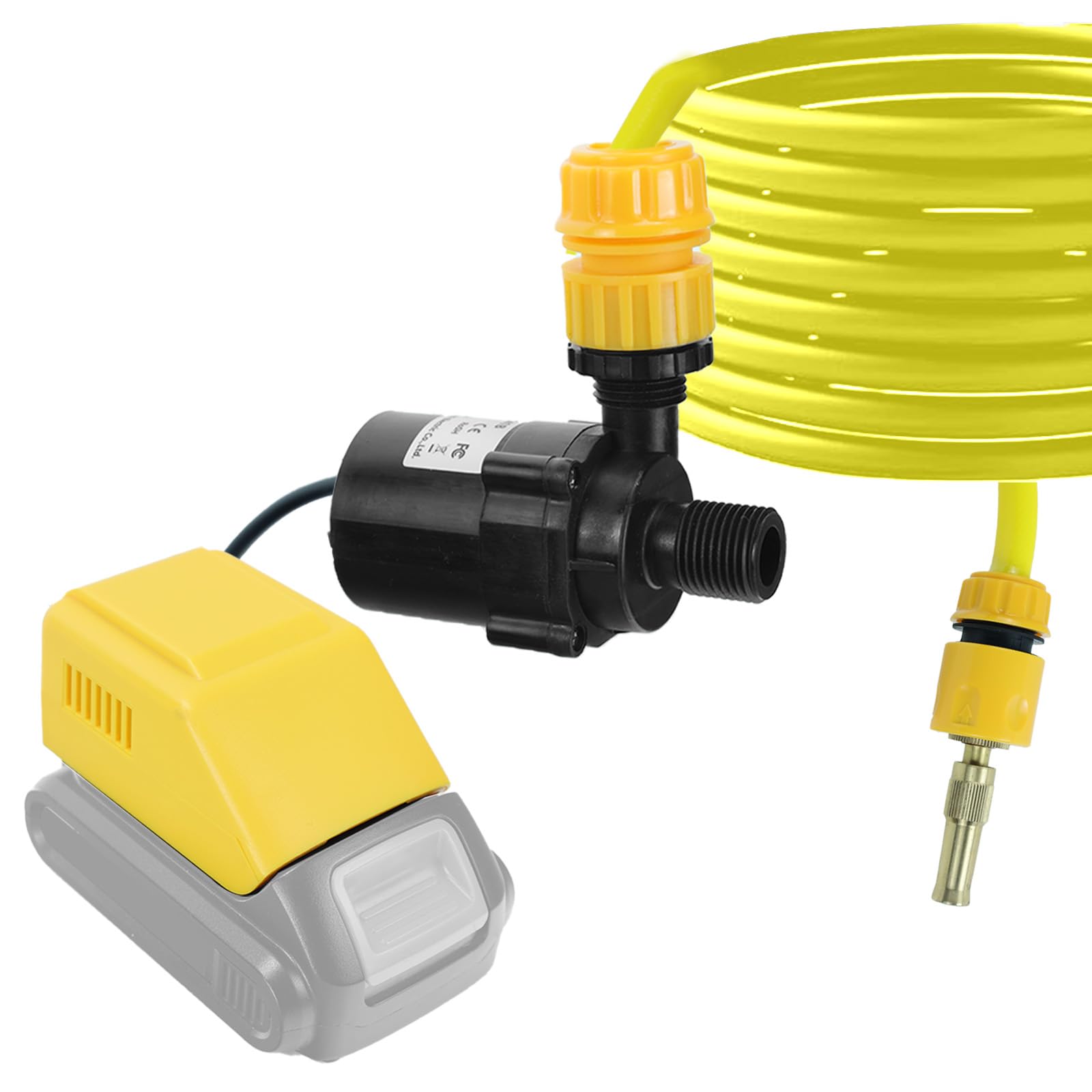 Photo 1 of ** Has Been CUT**

RexLeLXB Cordless Brushless Water Transfer Pump Compatible with DeWalt 20V Max Battery, 317GPH High Flow, 9m Max Lift, IP68 Waterproof Ideal for Floods, Pools, Gardens & Outdoor Cleaning