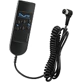 Fectkk 6 Button 5 Pin Bed Motor Remote Hand Control | Replacement Compatible with Okimat II,Okin Refined Hospital Beds,Adjustable Bed Remote Control Parts