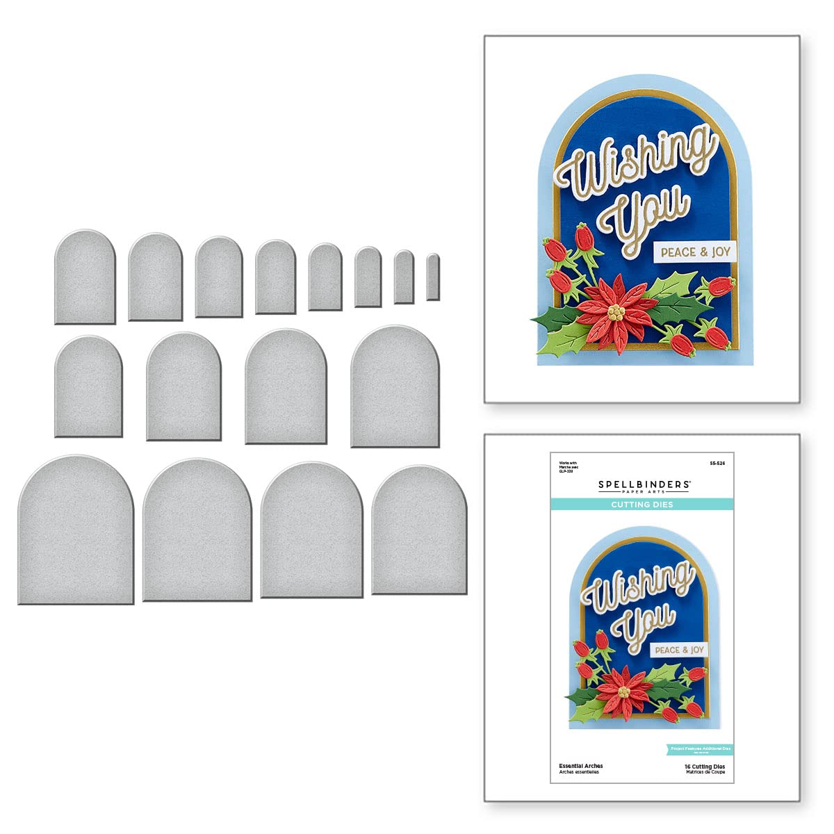 Spellbinders Essential Arches Stencil