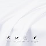 NTBAY 500 Thread Count 100% Egyptian Cotton Pillow Cases 2 Pack White view 2