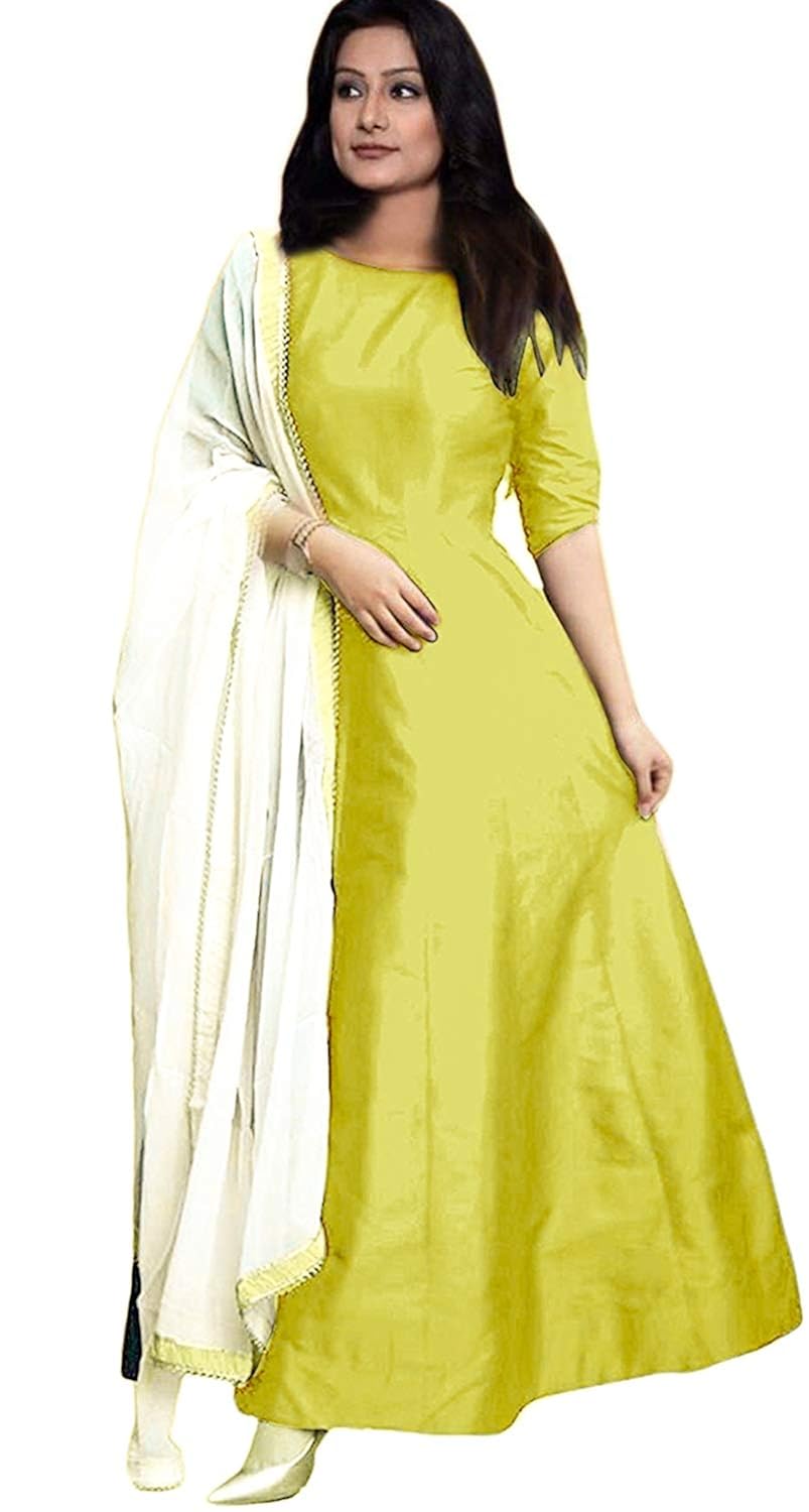 long gowns with dupatta