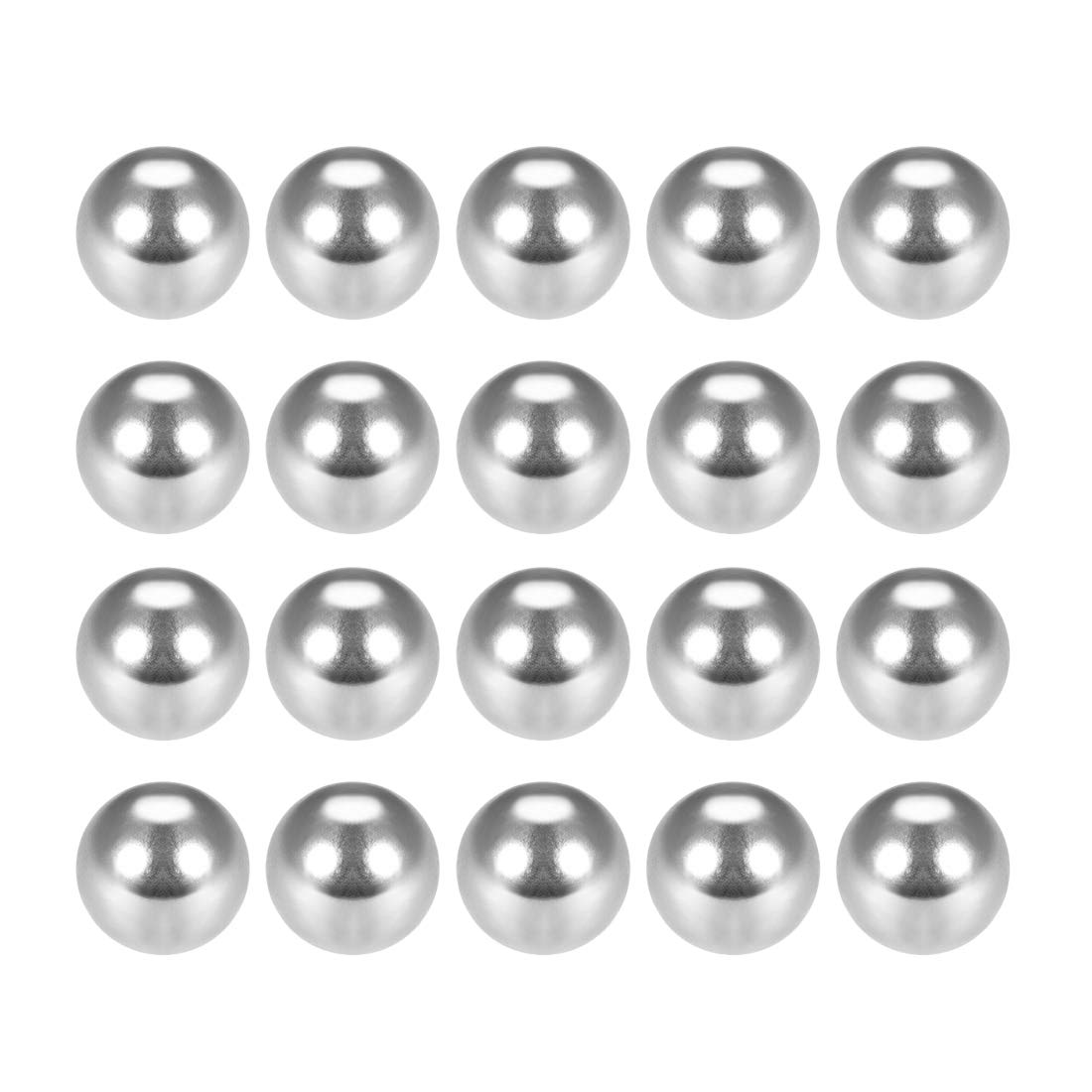 sourcing map 1/4 Inch Precision Chrome Steel Bearing Balls G25 100pcs