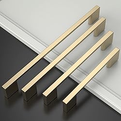 Asidrama 6 Pack 6.3 Inch(160mm) Brushed Brass
