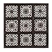 Deco 79 Classy Wooden Wall Panel with Abstract Design, Rustic Finish