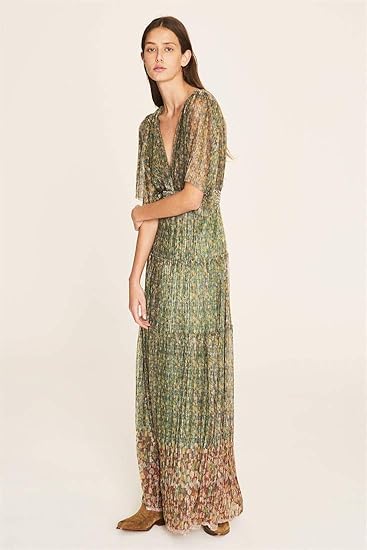 robe longue verte bash