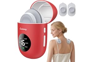 LANIENEY Wireless TENS Unit, Muscle Stimulator U8PRO, 2 Packs Rechargeable TENS Machine with Remote, Dual Channel Portable Massager for Back, Shoulder, Waist 7