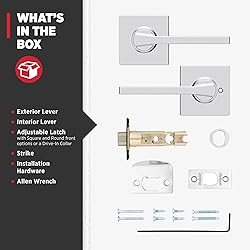 Kwikset Casey Interior Passage Door Handle, Lever