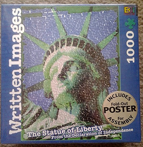 Written Images: The Statue of Liberty From the Declaration of Independence 1000 by Don Scott