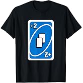 UNO - Blue Draw Two Card T-Shirt