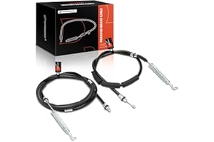 A-Premium Rear Side Parking Brake Cable Assembly Compatible with Chevrolet, GMC, Cadillac Models: Tahoe 2000-2004, Suburban 1