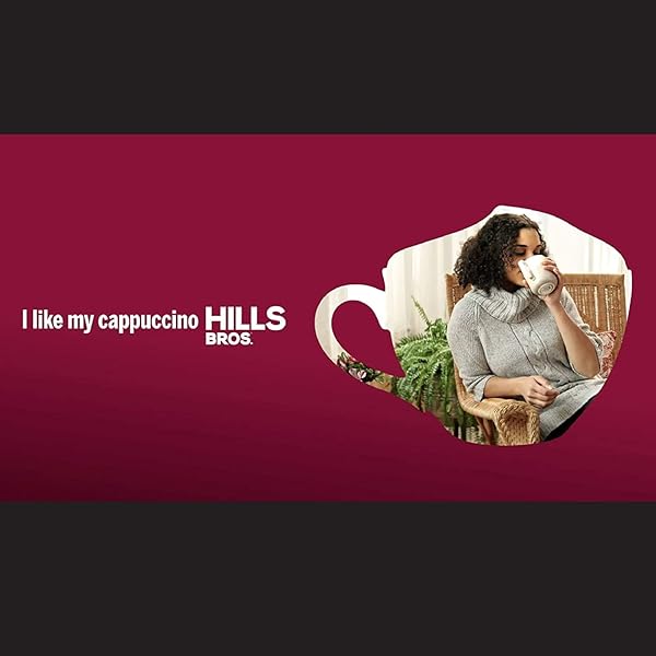 HILLS BROS DECAF FRENCH VANILLA CAPPUCCINO MIX, EASY TO USE, ENJOY COFFEEHOUSE FLAVOR AT HOME-DECADENT WITH SWEET NOTES AND NO CAFFEINE, 16 OUNCE (PACK OF 1)