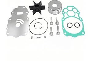 GHmarine 6CEW0078 Water Pump Impeller Kit for Yamaha 4-Stroke V6 225 250 300 HP 4.2L Outboard Engines 6CE-W0078-01 6CE-W0078-00 Sierra 18-3470