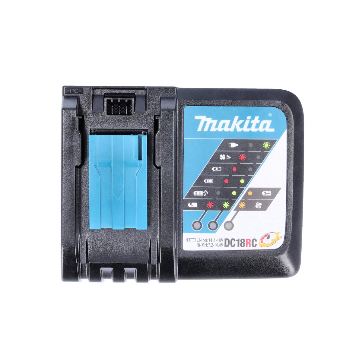 Makita BL1840B Akku 4,0 Ah 18V + DC18RC Schnellladegerät 3