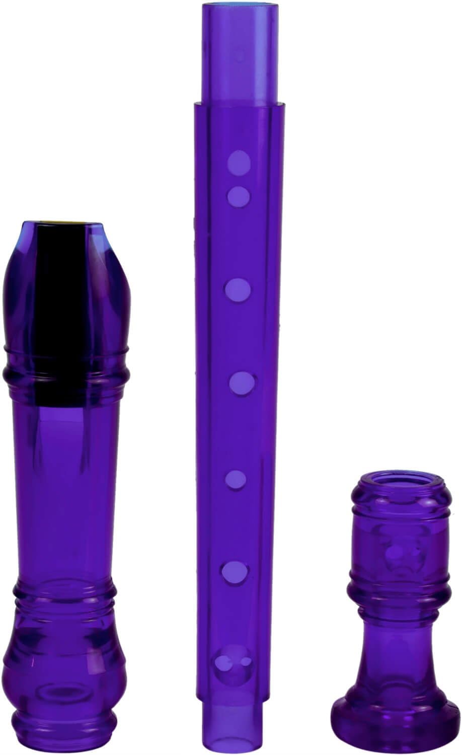 TIGER REC7-PU Descant/Soprano School Recorder with Bag, Cleaning Rod and Fingering Chart, English/Baroque Fingering - Purple - Image 4