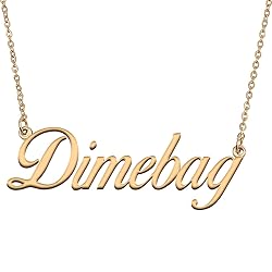 HUAN XUN Customized Custom Simple Any Name Necklace