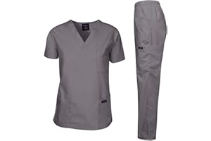 DAGACCI MEDICAL UNIFORM Dagacci Scrubs Medical Uniform Mens Scrub Set Medical Scrubs Top and Pants