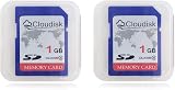 Cloudisk 2x 1GB SD Card Class 4 Memory Flash Storage Card Secure Digital view 2