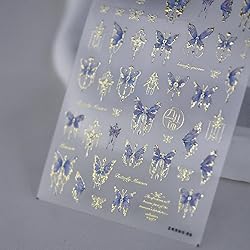 Butterfly Nail Art Stickers Decals 5D Butterfly