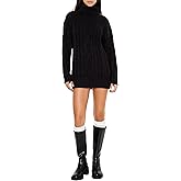 Forever 21 Womens Turtleneck Mini Sweater Dress