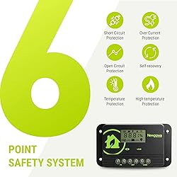 Newpowa 10A PWM Solar Charge Controller 12V/24V