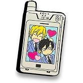 Ouran High School Host Club Enamel Pins - SD Haruhi &amp; Tamaki Pins - Ouran High School Host Club Merch
