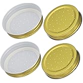 VICASKY Water Feeder Lid for Beehive Entrance Replacement Honey Bee Feeder Cover Durable Wood Beekeeping Accessory 4-Pack 2.87 Inch Size