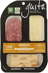 Gusto, Snack Genoa Salami Fontina Cracker, 2 Ounce