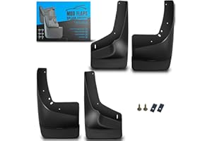 KEYOOG Front &Rear Mud Flaps Splash Guards Fit for 01-06 Chevy Avalanche 1500/2500 Silverado 1500HD Tahoe 99-06 GM-C Sierra 3500 Yukon/Xl 1500 Dedicated Mudguard for Four Seasons 4-Pc Set Splash Guard