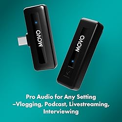 Movo Wireless Mini UC USB-C Wireless Microphone for