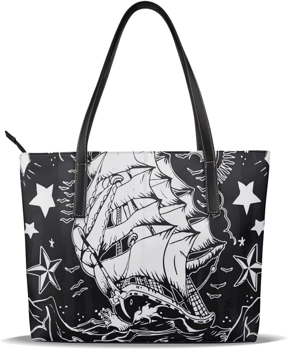 Handbag for Women Ladies Girls, Retro Shoulder Tote Bags Travel Weekender Bag