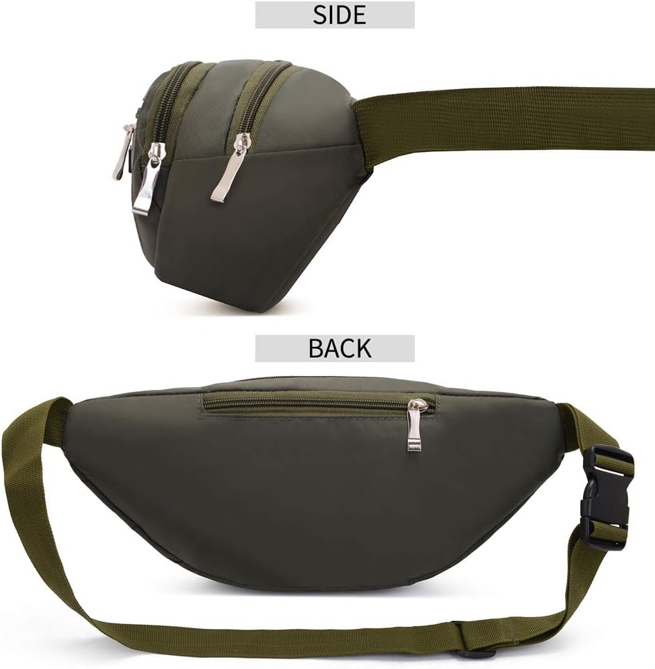 Waterproof bumbags and Fanny Packs for Women Men Hiking Running Travel Dog wolking Waist Bag for Women Men Ladies Boys Waterproof for Outdoor Sport - Image 5