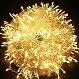Outdoor LED String Lights 328FT 500LEDs - Lampwin 2017 New Design Warm White Fairy LED Starry String Lights for Christmas, Party, Home, Patio, Garden, Holiday, and Wedding Decoration