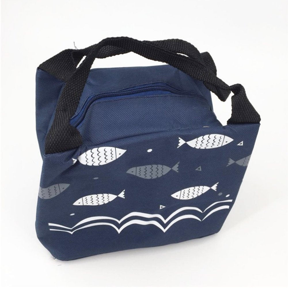 haodou para el almuerzo Lienzo cremallera bolsa térmica dibujos ...