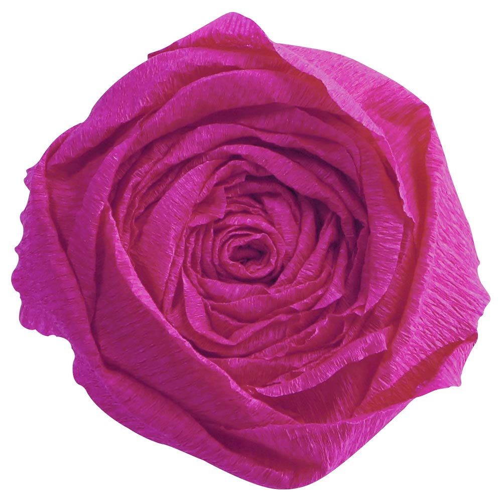 Clairefontaine 903008C - Pack of 10 Sheets of Crepe Paper - Colour Opera - Format 2.50x0.50m - Crepe 60% - Elastic and Resistant - Arts and Crafts Creative