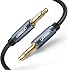 Câble Audio Auxiliaire 3.5mm Jack Mâle Vers Femelle 1m - Nylon Tressé, Pour Voiture, Smartphone, PC, Stéréo