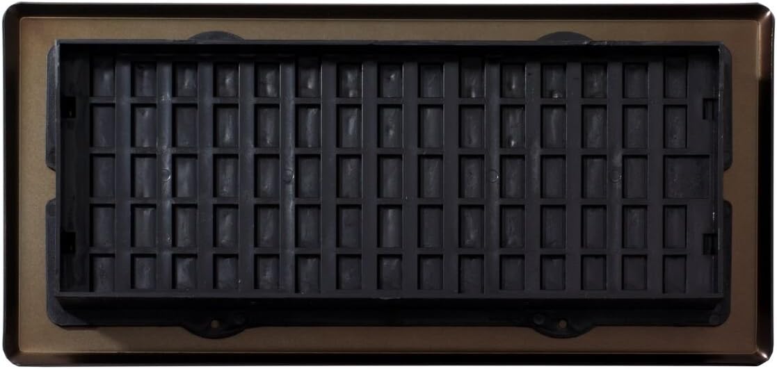 Decor Grates SPH410-RB Floor Register, 4x10, Rubbed Bronze Finish - - 